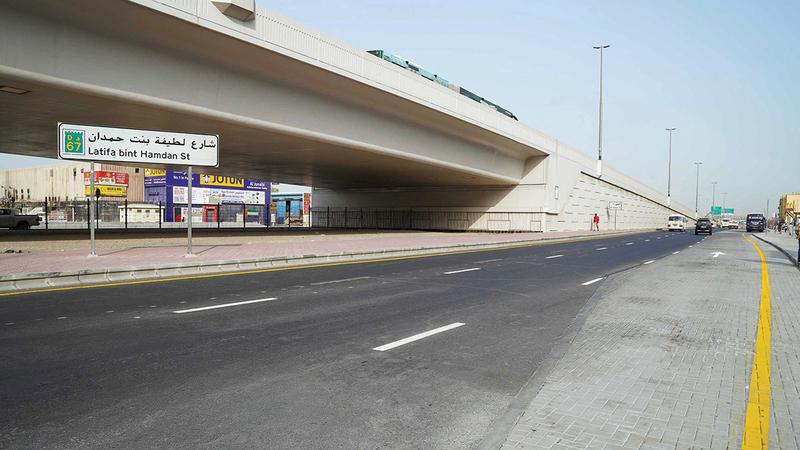 «طرق دبي»: تحسينات شارع لطيفة بنت حمدان في دبي تخفض الكثافة المرورية 30%
