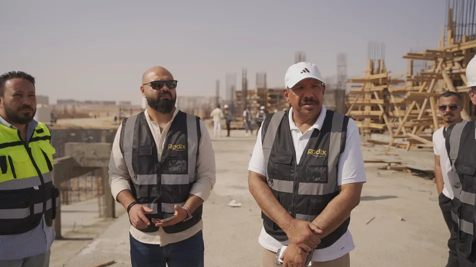 شركة رادكس للتطوير العقاري تتابع أعمال الإنشاءات بمشروع أجايل بالعاصمة الإدارية الجديدة