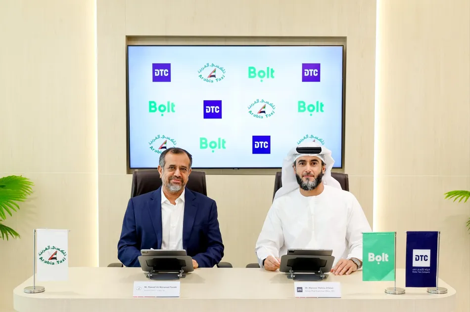 شركة تاكسي دبي تعزز الكفاءة التشغيلية لمنصة بولت بإضافة مركبات شركة تاكسي العربية للمنصة