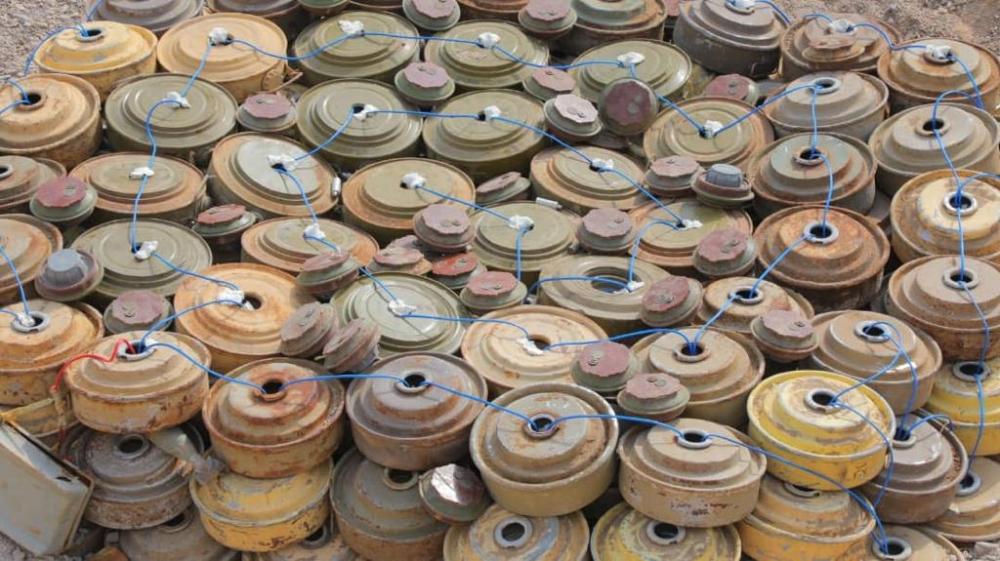 خلال أسبوع.. “مسام” ينزع 863 لغمًا من مختلف الأراضي اليمنية