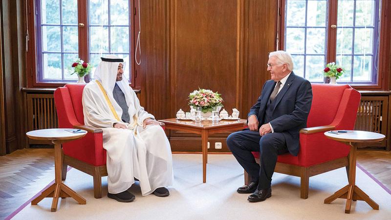 رئيس الدولة: الإمارات وألمانيا تجمعهما علاقات تعاون وصداقة تاريخية