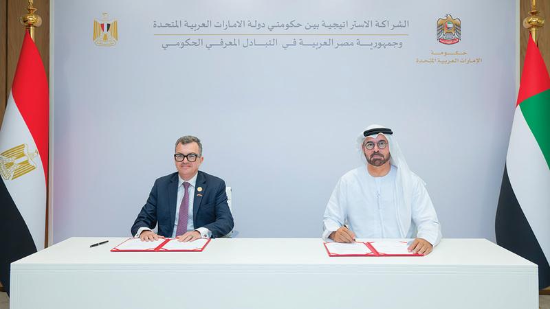 الإمارات ومصر تُمدّدان الشراكة الاستراتيجية في التحديث الحكومي حتى 2031