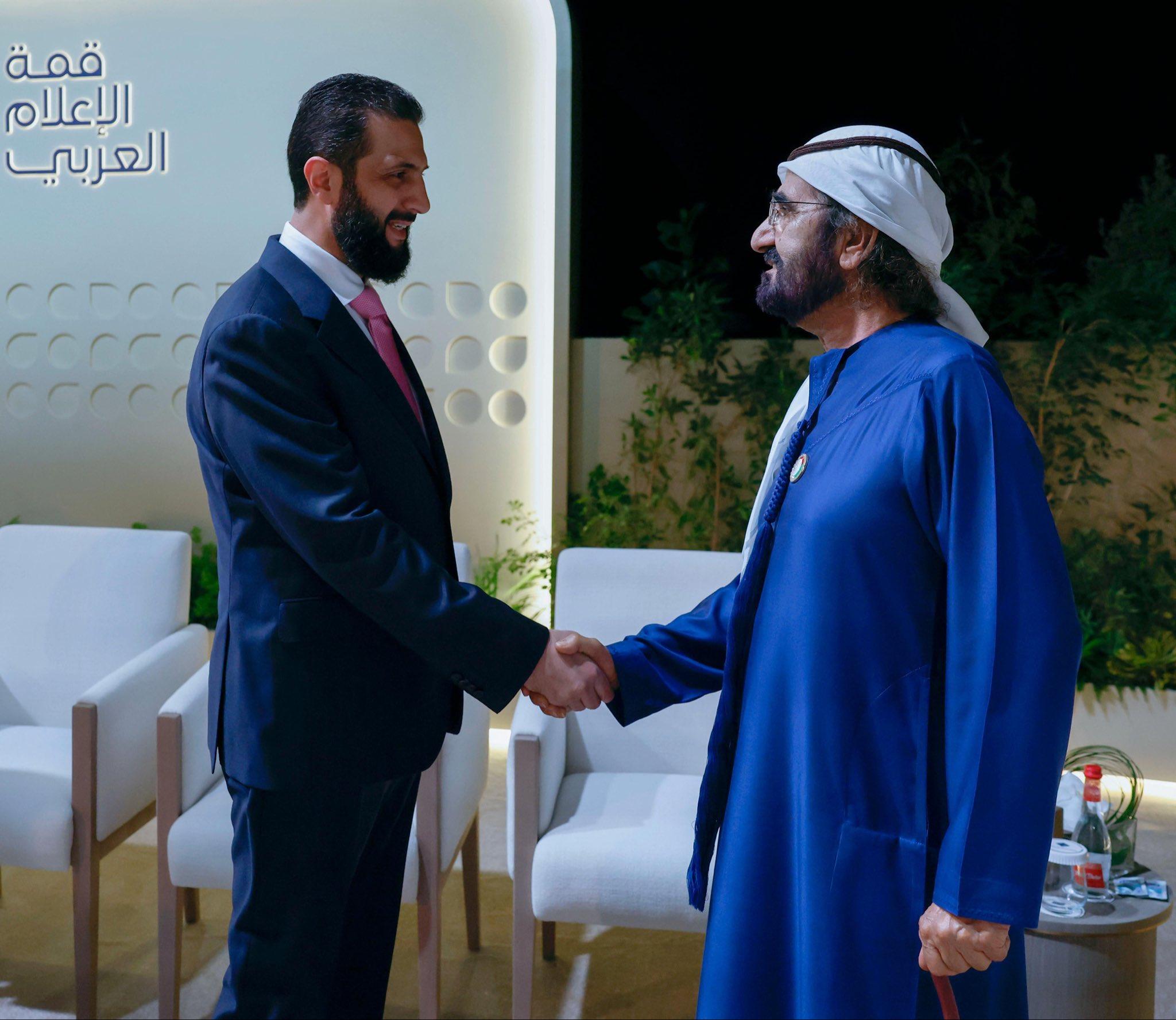 محمد بن راشد: نتفاءل بعودة سورية الحضارة لمكانتها العالمية