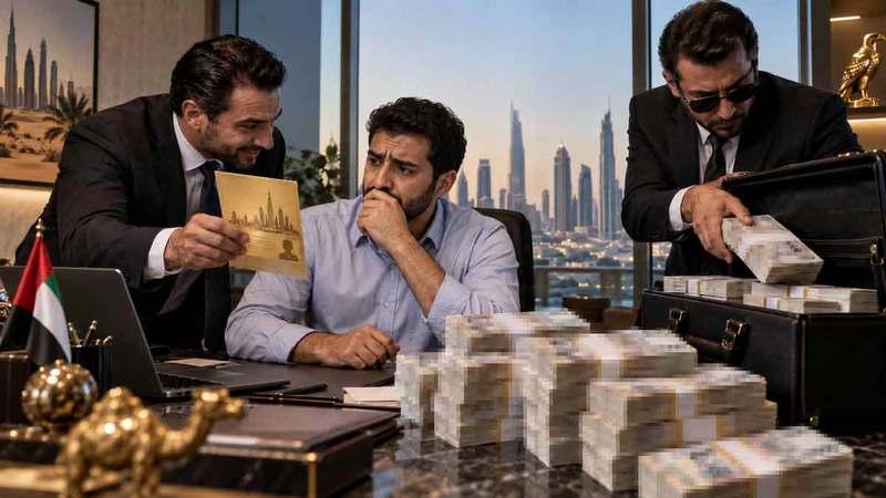 محتالان يستوليان على 4.3 ملايين درهم من شخص بعد إغرائه بـ «الإقامة الذهبية»