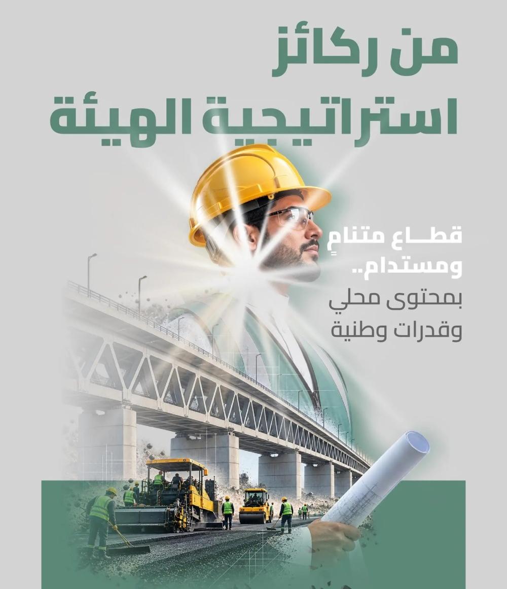 “هيئة الطرق” تواصل تنفيذ إستراتيجيتها لتنمية القطاع واستدامته
