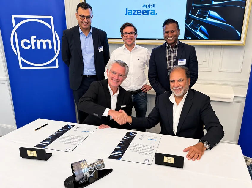 طيران الجزيرة تختار محركات CFM LEAP-1A لتشغيل تسع طائرات إيرباص A320neo وتوسّع اتفاقية خدمات المحركات